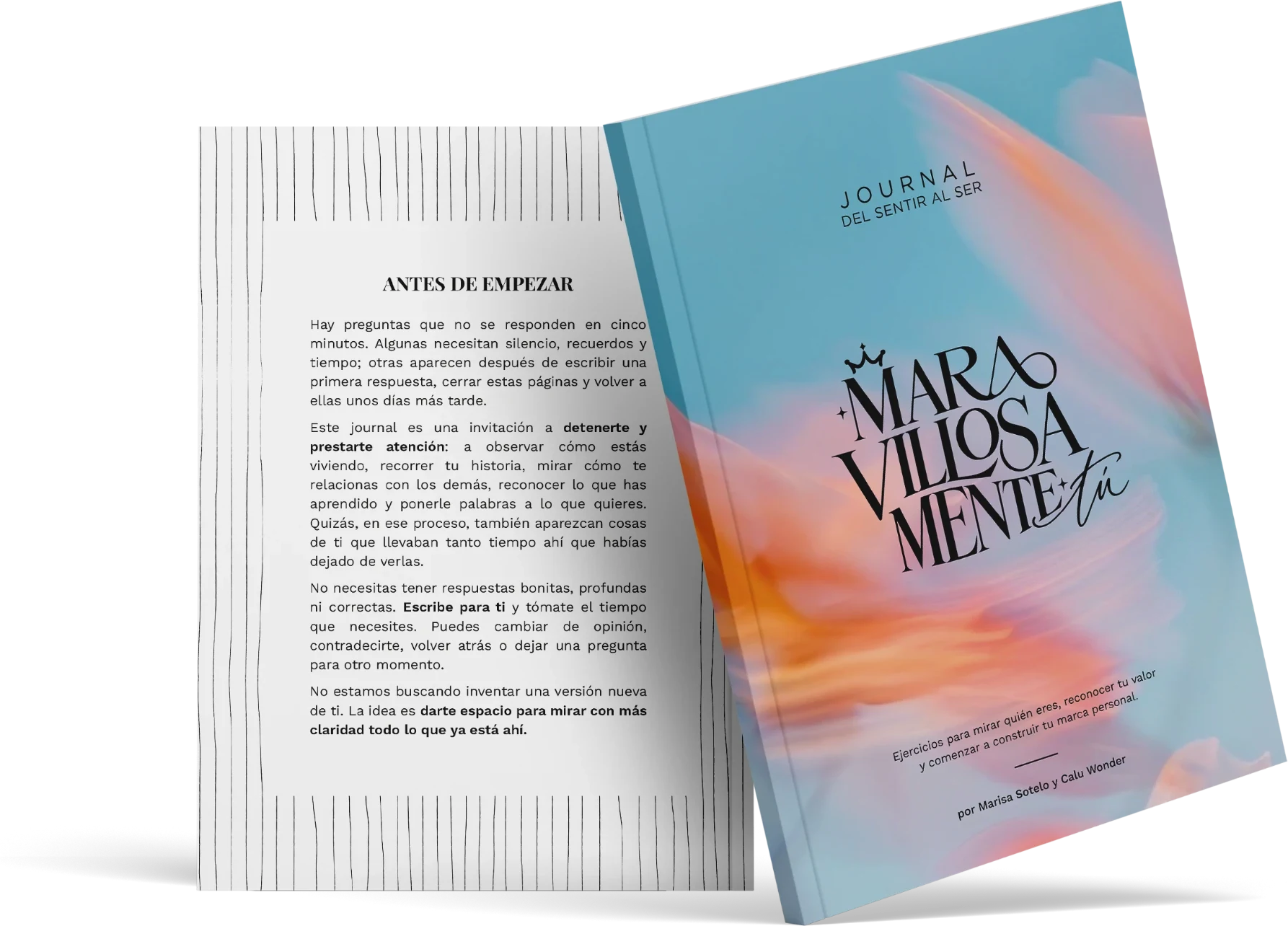 Journal del sentir al ser, de Marisa Sotelo y Calu Wonder